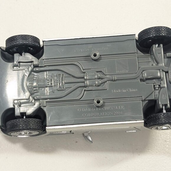 Chrysler Crossfire 1/32 Diecast model car 1:32 silver grey toy - Picture 6 of 9